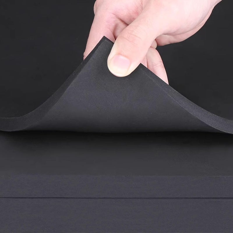 Saim Foam Padding Adhesive,Closed Cell Foam Sheet Roll 60x8x0.5 Inch Multi-Function Insulation, Soundproofing, and Weatherproof for DIY Projects, Gaskets, Crafts, and Costume - Black - Image 4